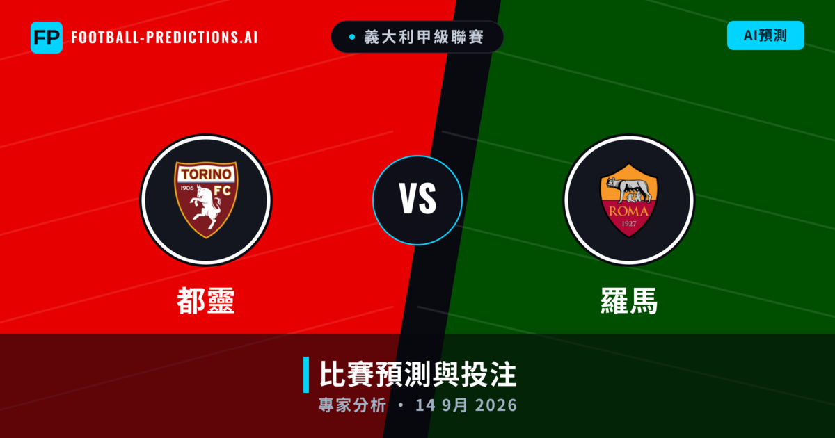 都靈 vs 羅馬 — 比赛预测和前瞻