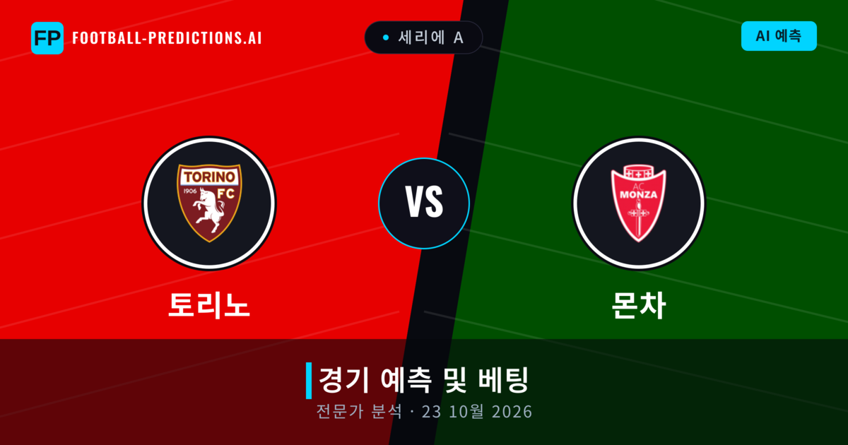 토리노 대 몬차 — 경기 예측 및 프리뷰