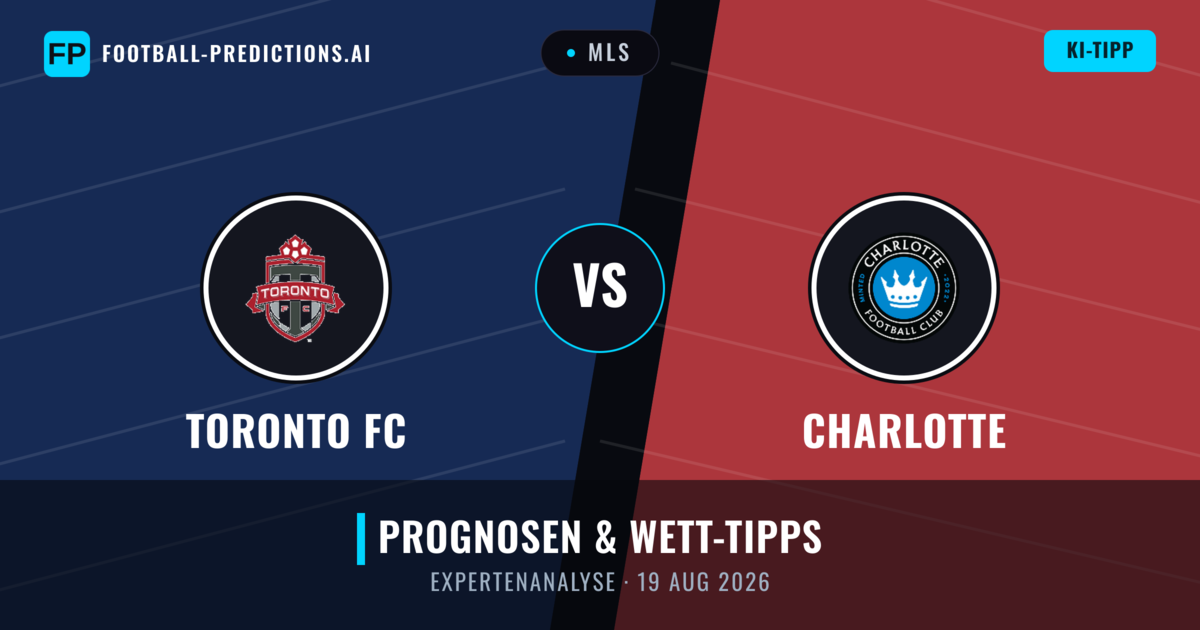 Toronto FC vs Charlotte — Prognose und Spielvorschau