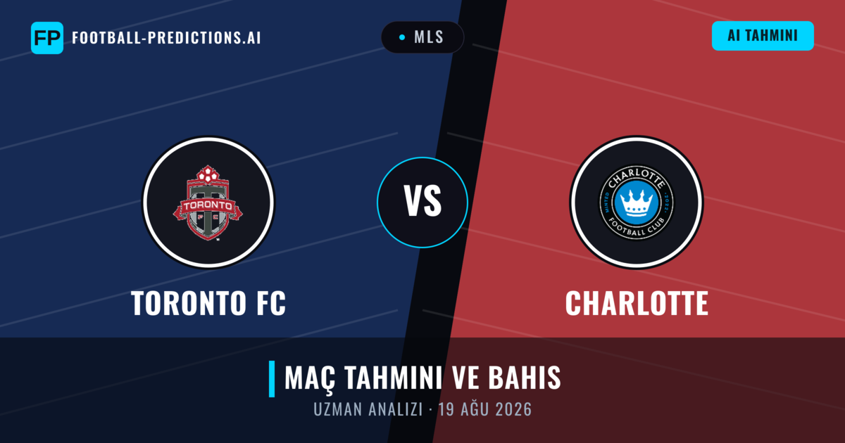 Toronto FC - Charlotte — maç tahmini ve önizleme