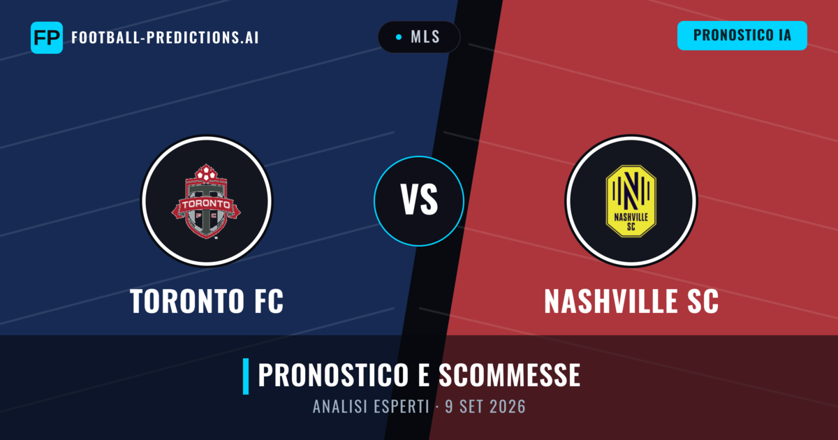 Toronto FC vs Nashville SC — pronostico e anteprima del match