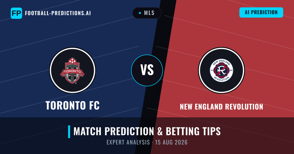 Toronto FC vs New England Revolution — match prediction & preview