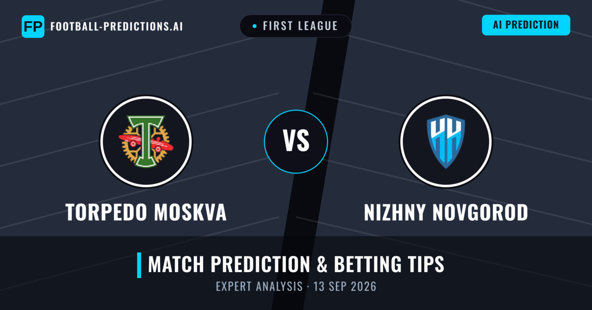 Torpedo Moskva vs Nizhny Novgorod — match prediction & preview