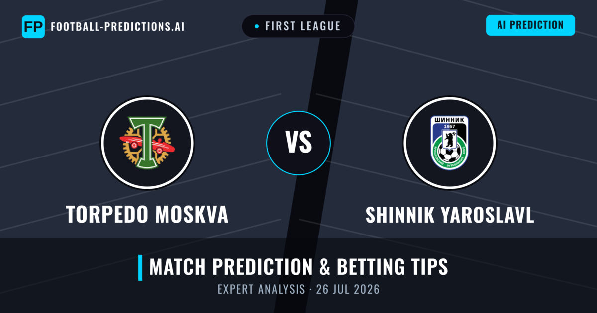 Torpedo Moskva vs Shinnik Yaroslavl — match prediction & preview