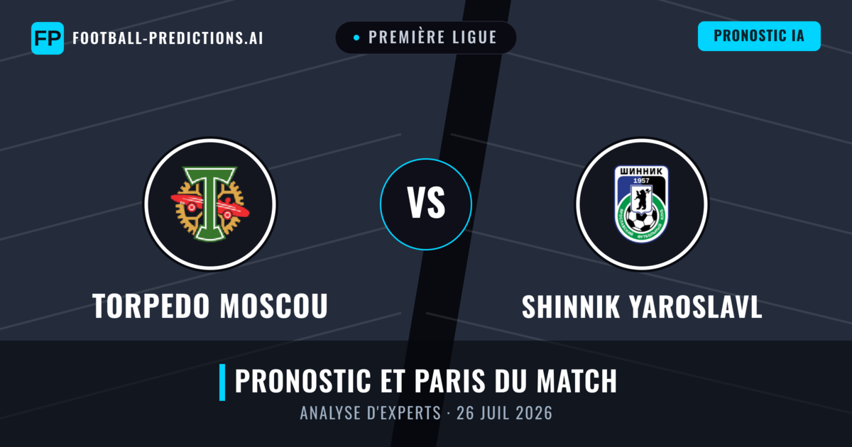 Torpedo Moscou vs Shinnik Yaroslavl — pronostic et avant-match
