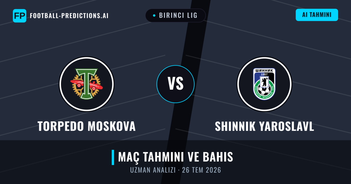 Torpedo Moskova - Shinnik Yaroslavl — maç tahmini ve önizleme