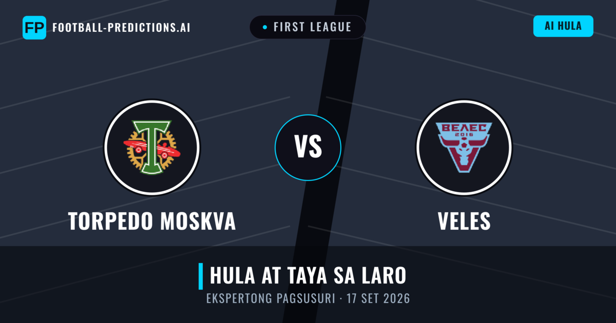 Torpedo Moskva vs Veles — hula at preview ng laban