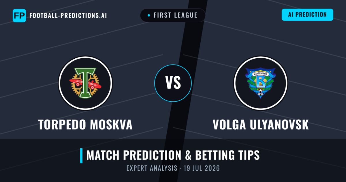 Torpedo Moskva vs Volga Ulyanovsk — match prediction & preview