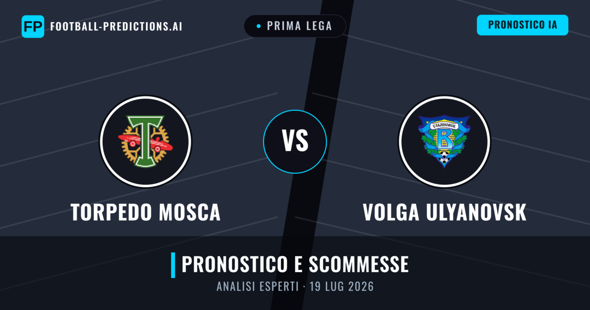 Torpedo Mosca vs Volga Ulyanovsk — pronostico e anteprima del match