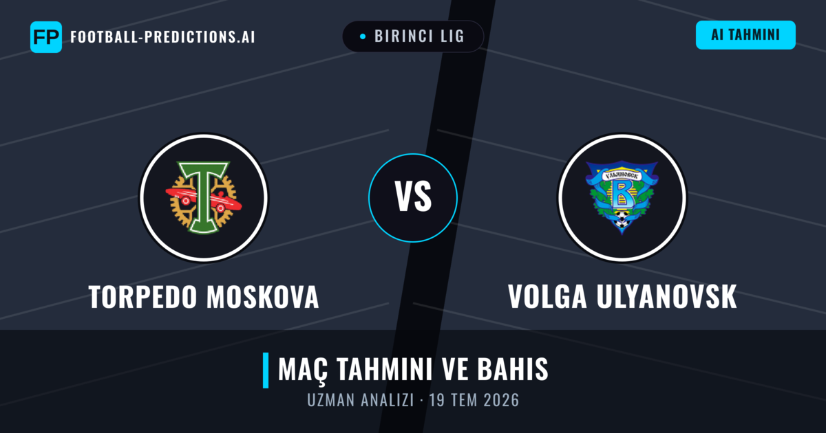 Torpedo Moskova - Volga Ulyanovsk — maç tahmini ve önizleme