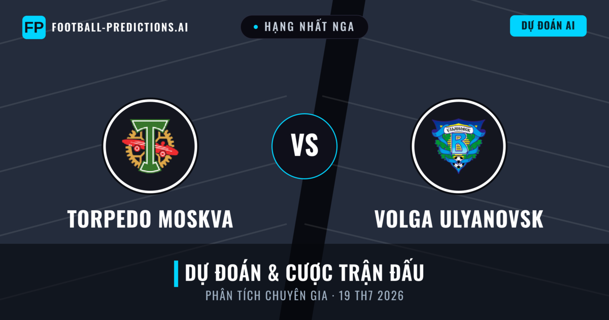Torpedo Moskva vs Volga Ulyanovsk — dự đoán và xem trước trận đấu
