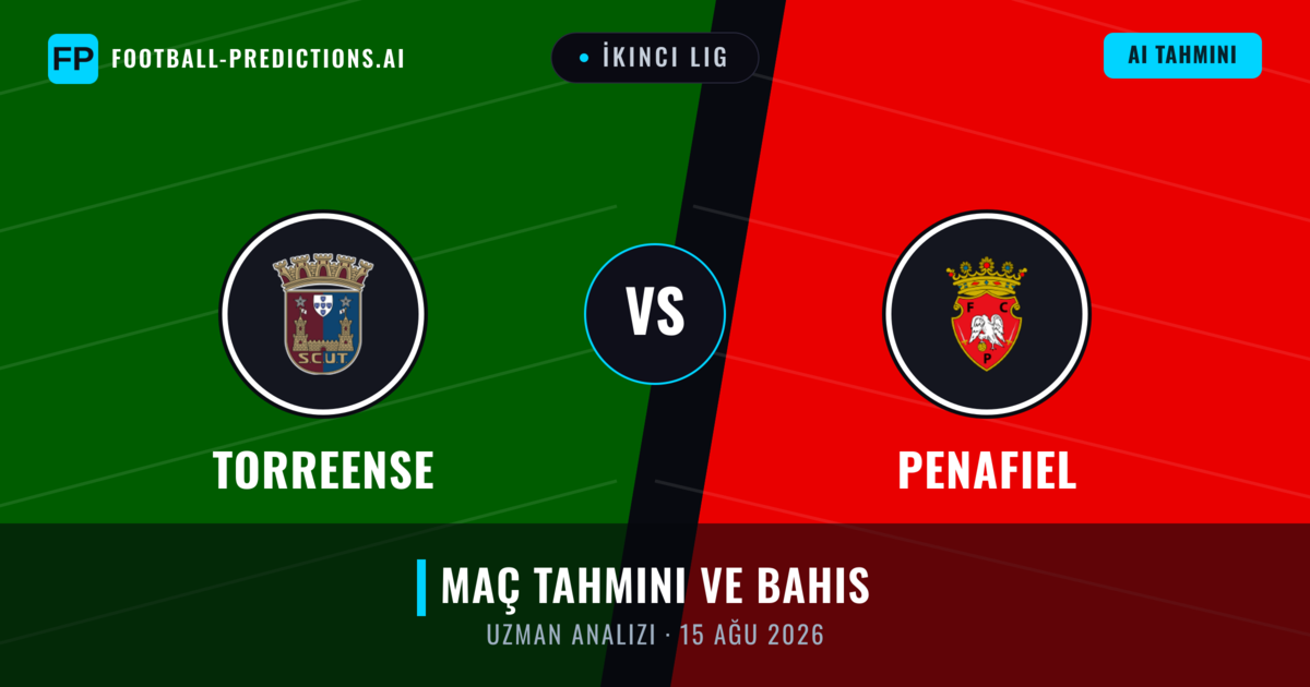 Torreense - Penafiel — maç tahmini ve önizleme