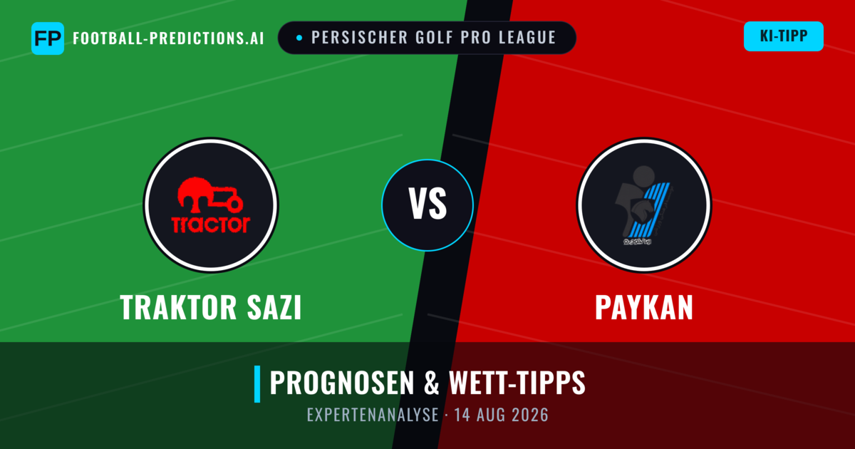 Traktor Sazi vs Paykan — Prognose und Spielvorschau