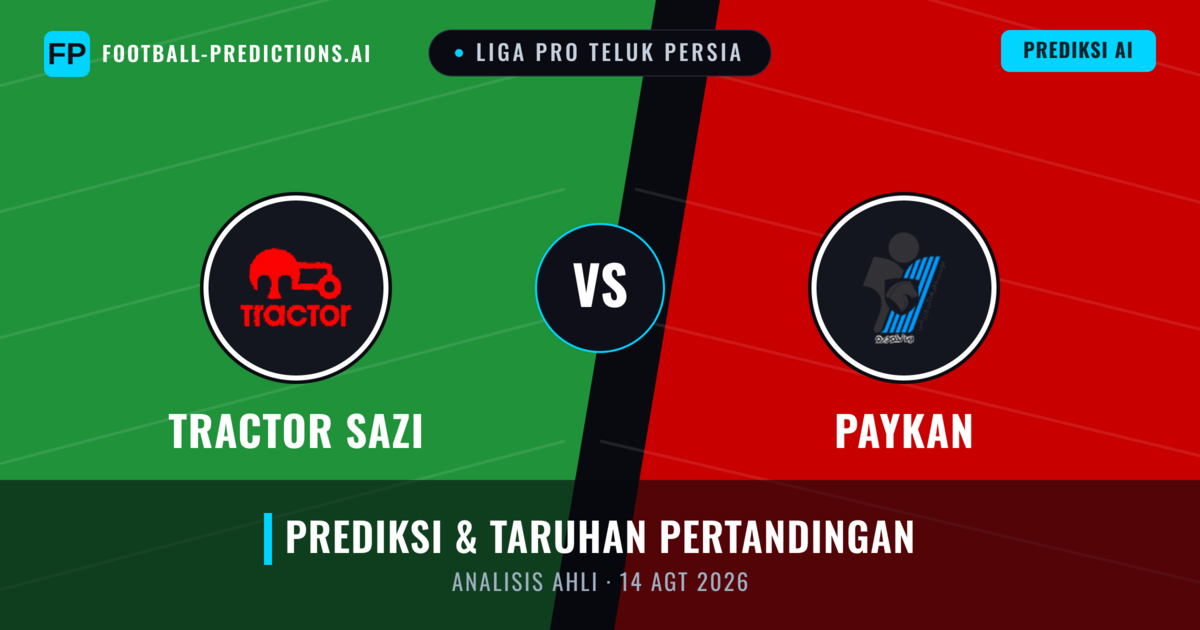 Traktor Sazi vs Paykan — prediksi dan pratinjau pertandingan