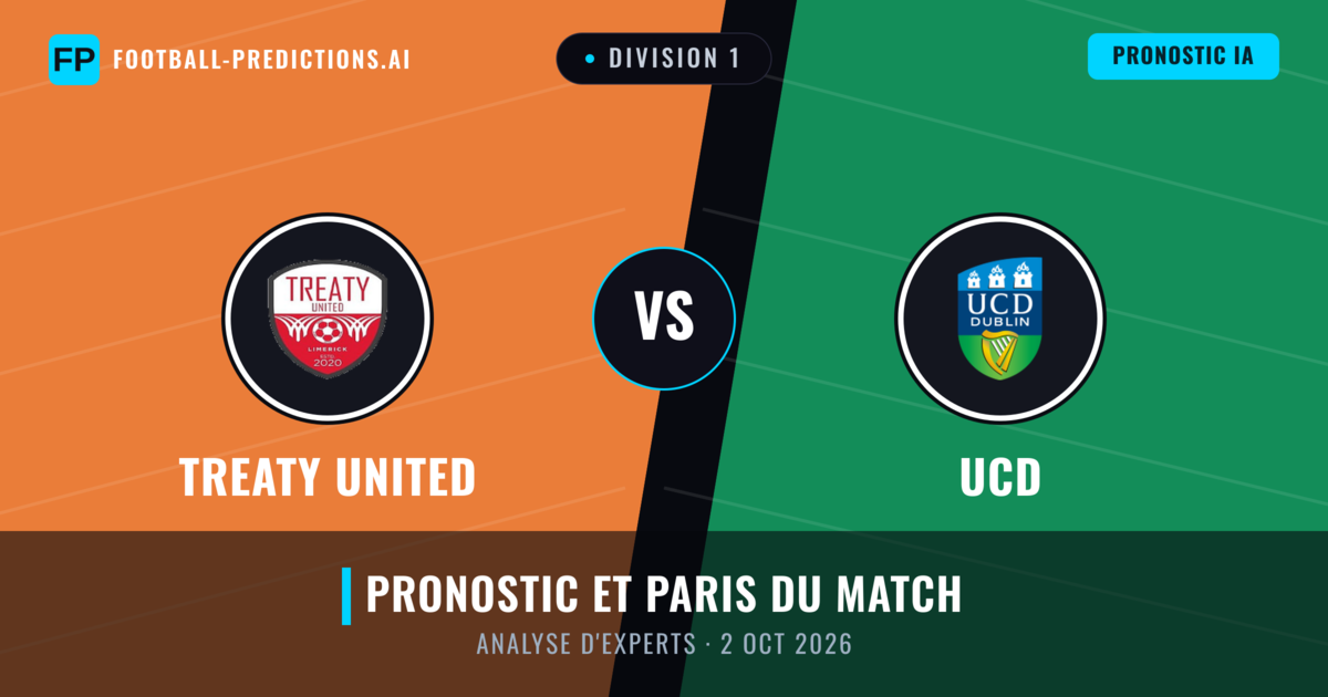 Treaty United vs UCD — pronostic et avant-match