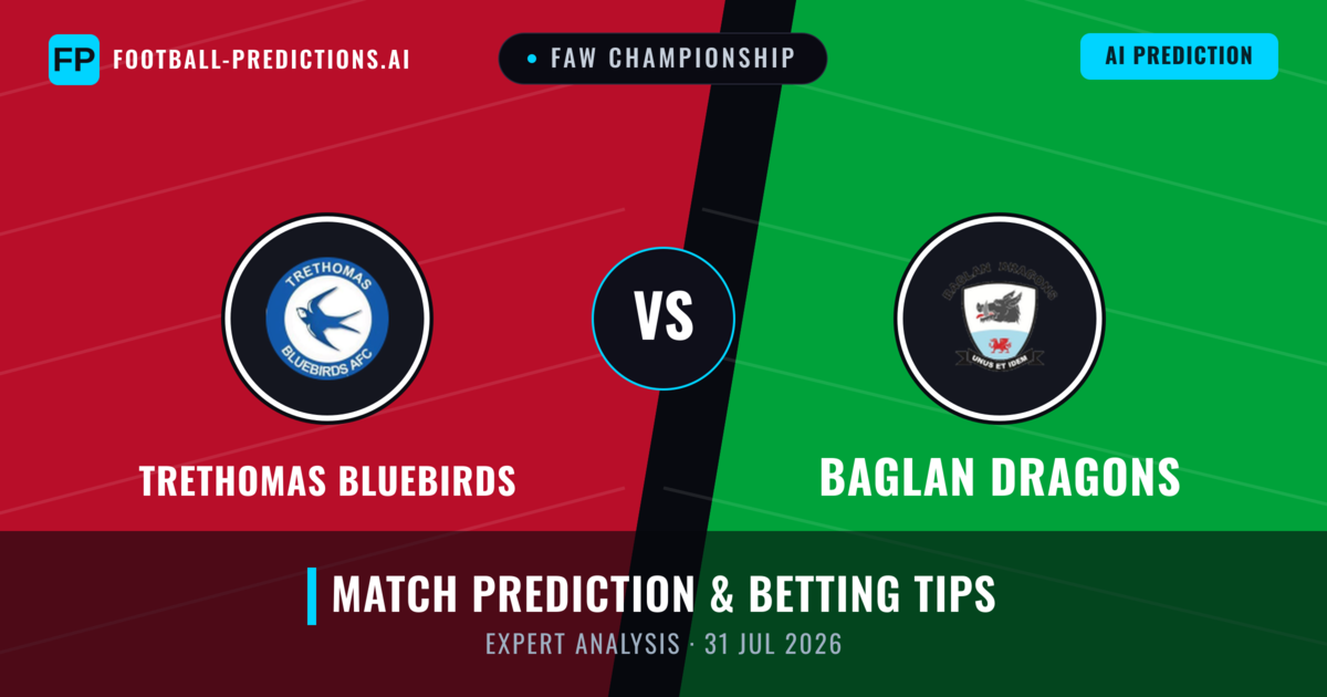 Trethomas Bluebirds vs Baglan Dragons — match prediction & preview