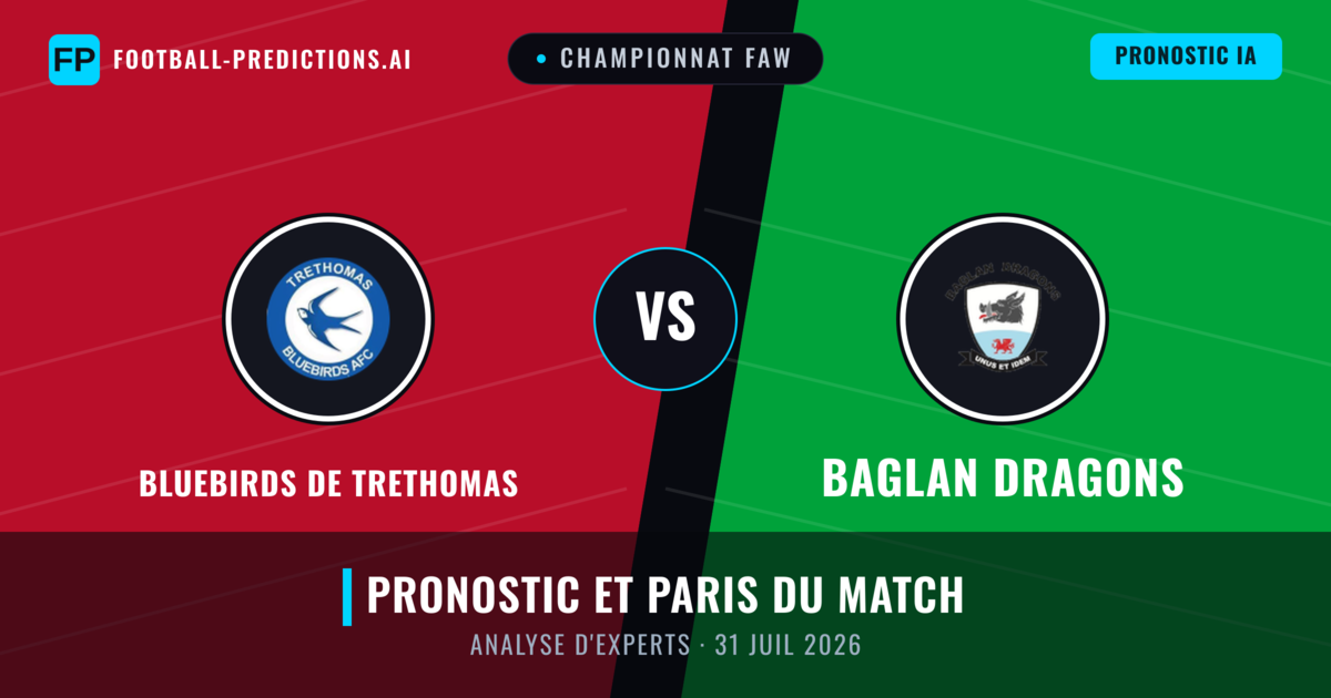 Bluebirds de Trethomas vs Baglan Dragons — pronostic et avant-match