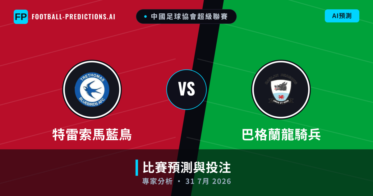 特雷索馬藍鳥 vs 巴格蘭龍騎兵 — 比赛预测和前瞻