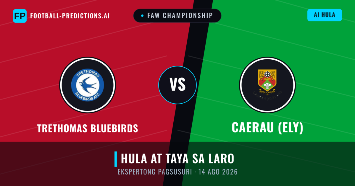 Trethomas Bluebirds vs Caerau (Ely) — hula at preview ng laban