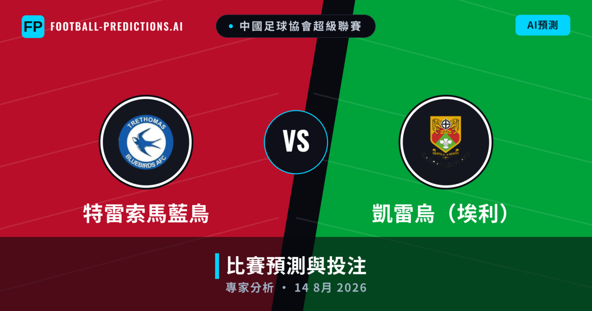 特雷索馬藍鳥 vs 凱雷烏(埃利) — 比赛预测和前瞻