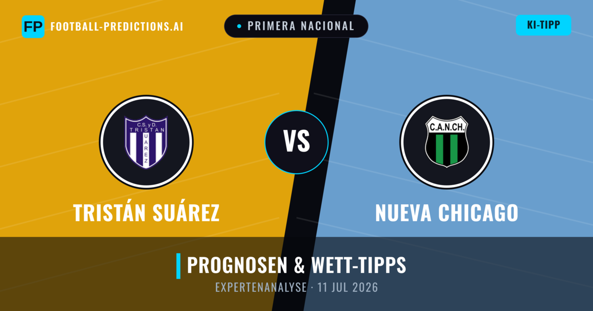 Tristán Suárez vs Nueva Chicago — Prognose und Spielvorschau
