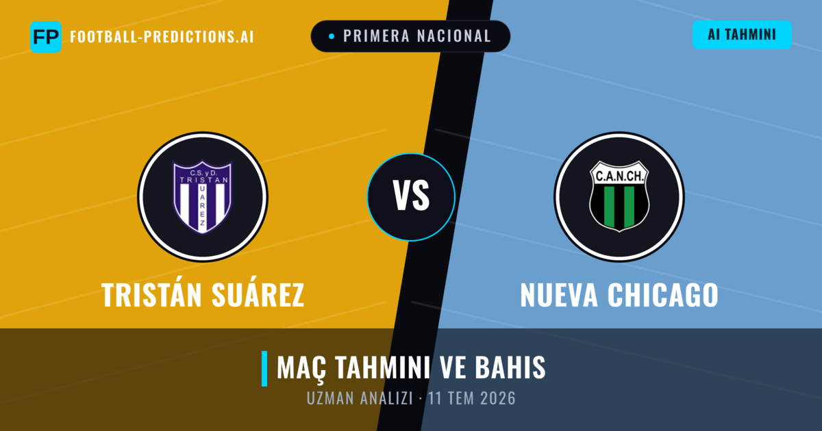 Tristán Suárez - Nueva Chicago — maç tahmini ve önizleme