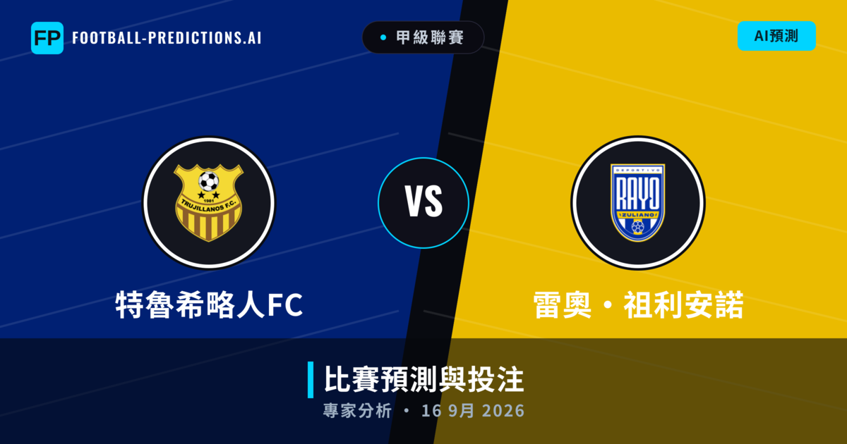 特魯希略人FC vs 雷奧·祖利安諾 — 比赛预测和前瞻