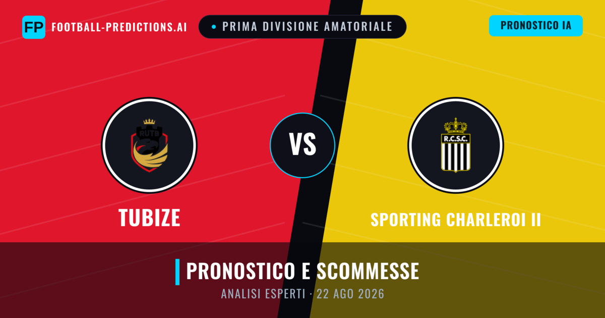Tubize vs Sporting Charleroi II — pronostico e anteprima del match