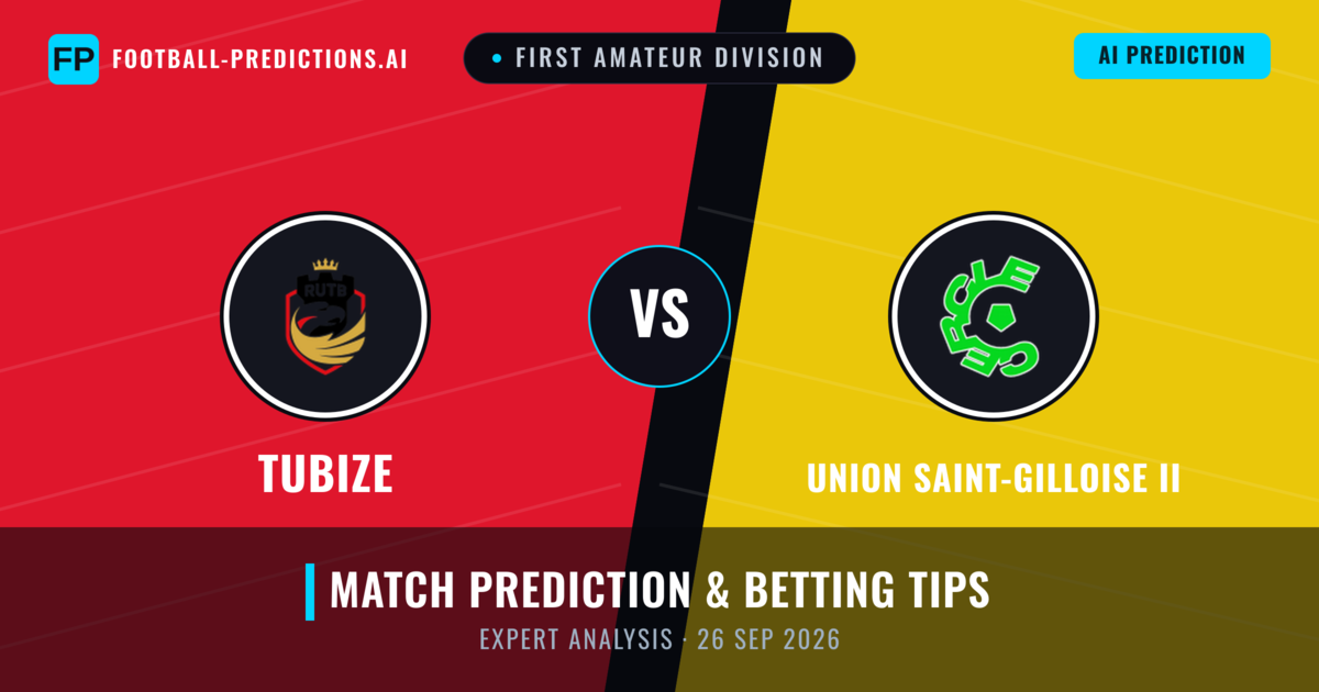 Tubize vs Union Saint-Gilloise II — match prediction & preview