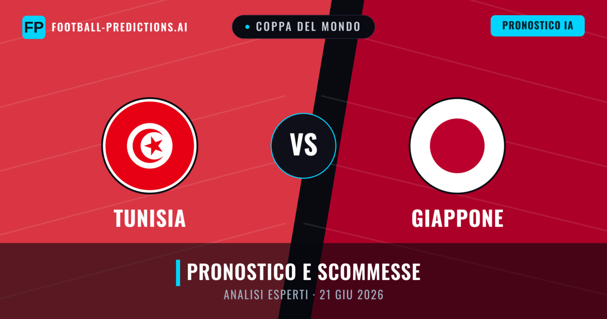 Tunisia vs Giappone — pronostico e anteprima del match