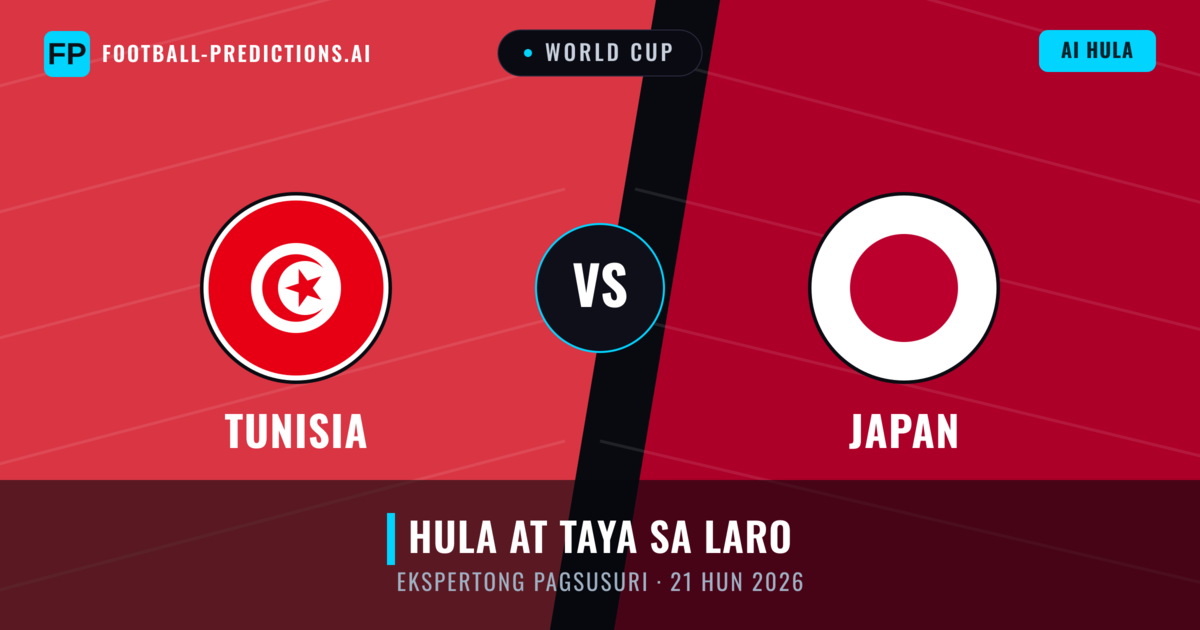 Tunisia vs Japan — hula at preview ng laban
