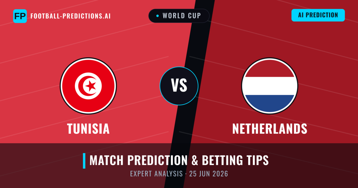 Tunisia vs Netherlands — match prediction & preview