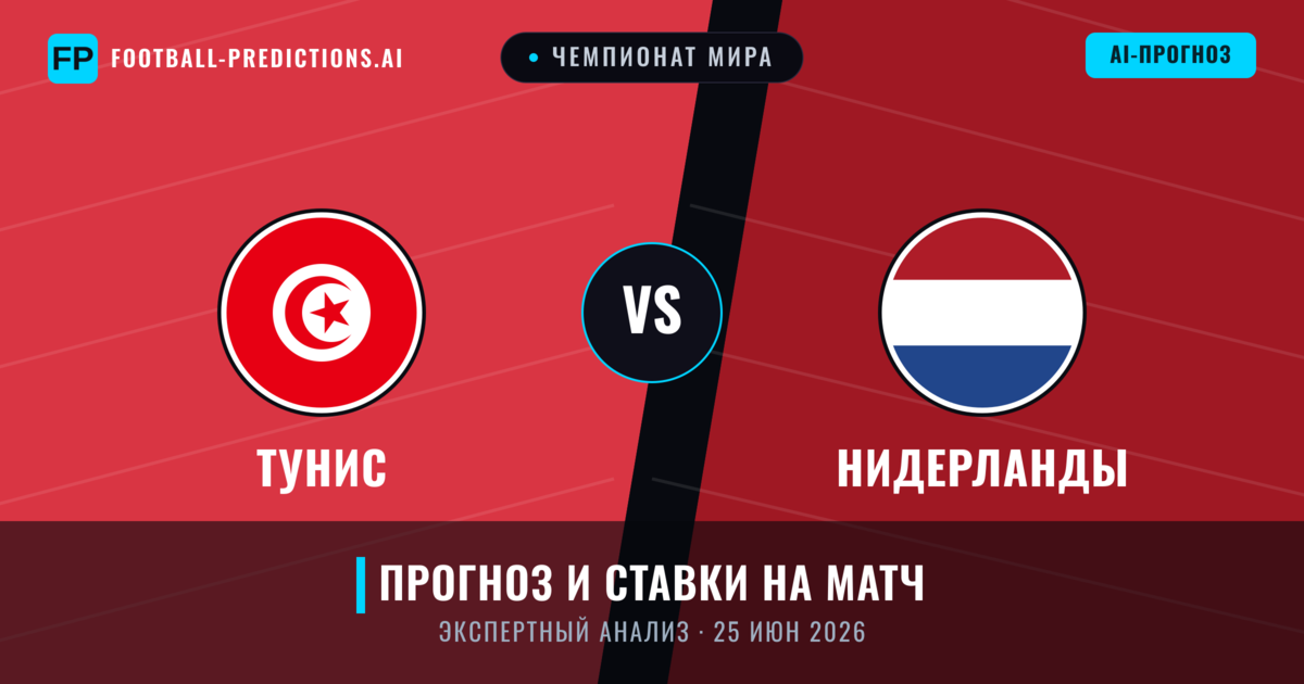 Тунис – Нидерланды — прогноз и превью матча