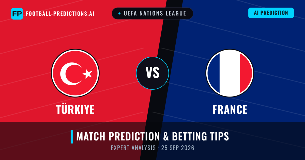 Türkiye vs France — match prediction & preview