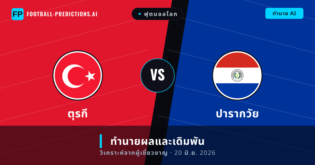ตุรกี พบ ปารากวัย — ทำนายผลและพรีวิวการแข่งขัน
