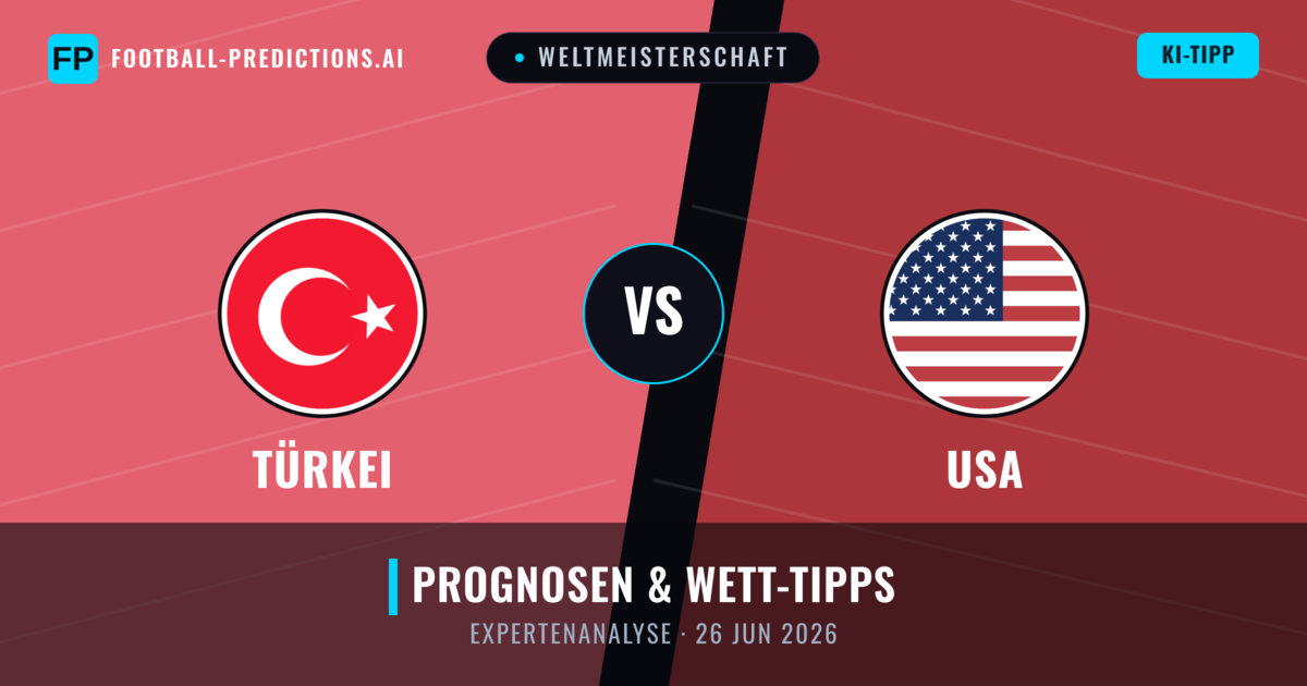 Türkei vs USA — Prognose und Spielvorschau