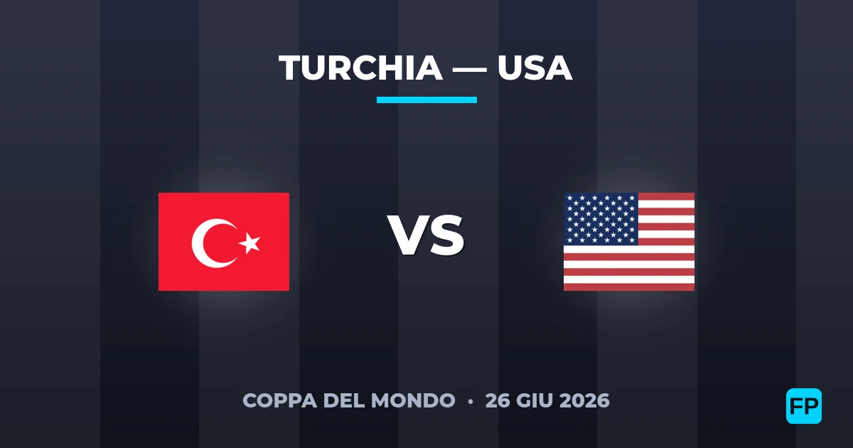 Turchia vs USA — pronostico e anteprima del match