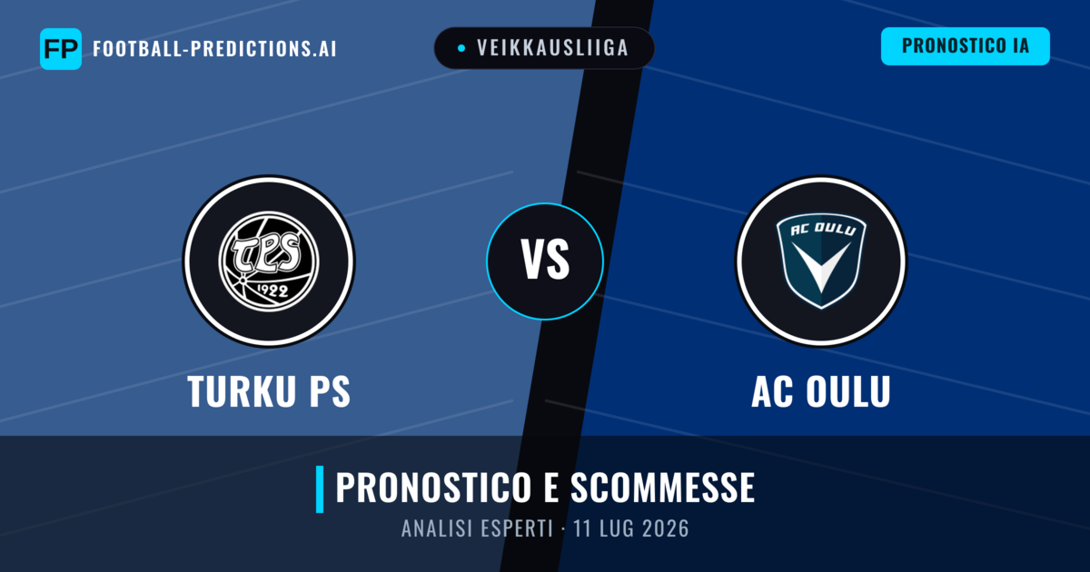 Turku PS vs AC Oulu — pronostico e anteprima del match