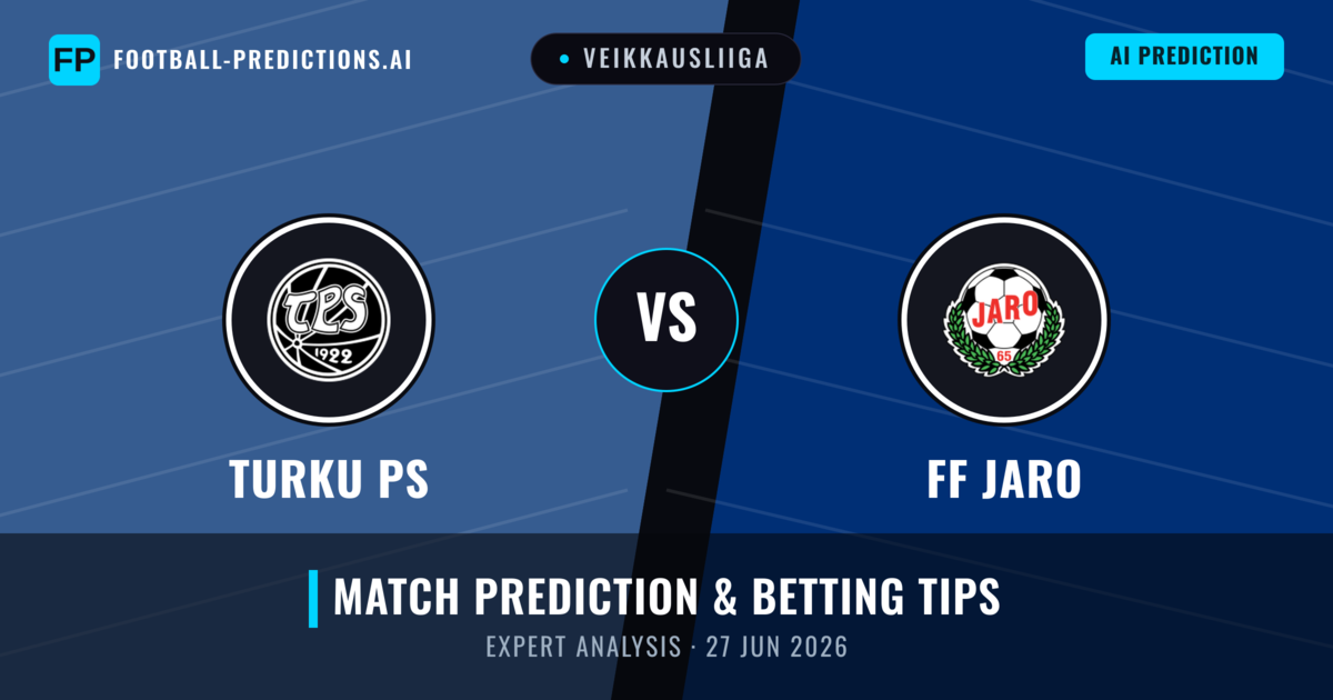 Turku PS vs FF Jaro — match prediction & preview