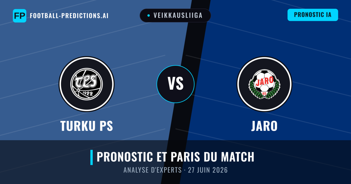 Turku PS vs Jaro — pronostic et avant-match