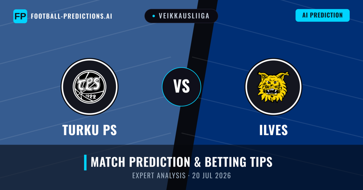Turku PS vs Ilves — match prediction & preview
