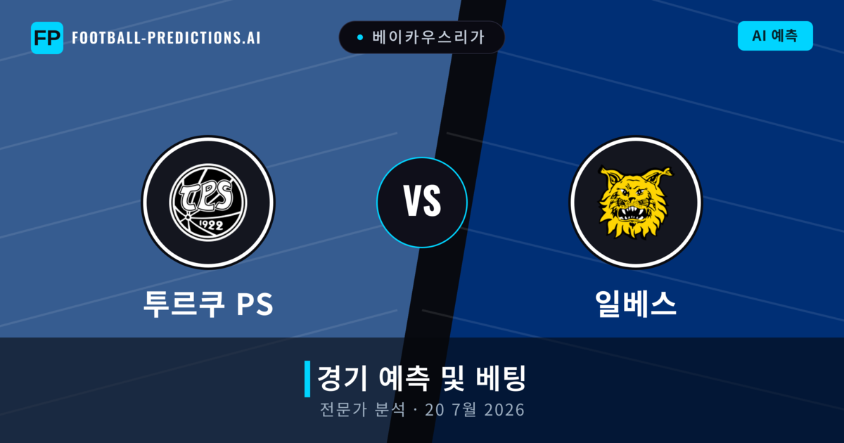 투르쿠 PS 대 일베스 — 경기 예측 및 프리뷰