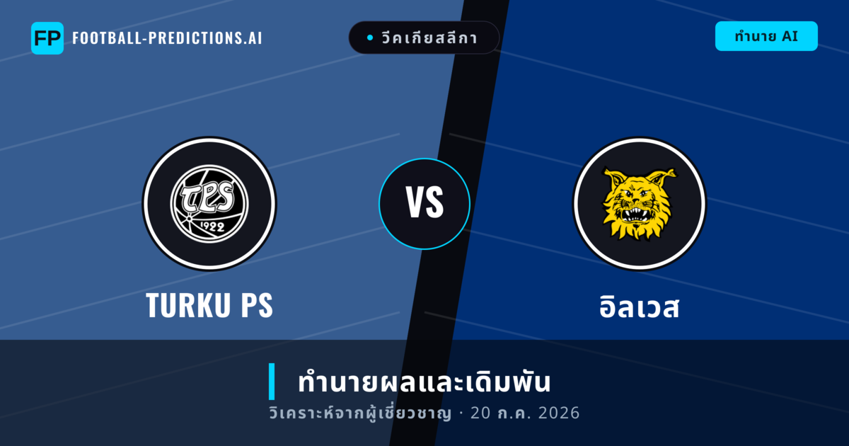 Turku PS พบ อิลเวส — ทำนายผลและพรีวิวการแข่งขัน