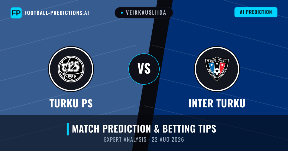 Turku PS vs Inter Turku — match prediction & preview