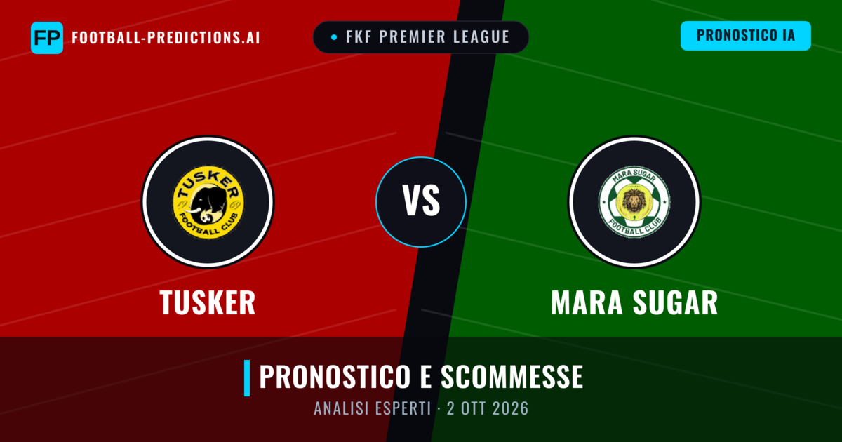 Tusker vs Mara Sugar — pronostico e anteprima del match