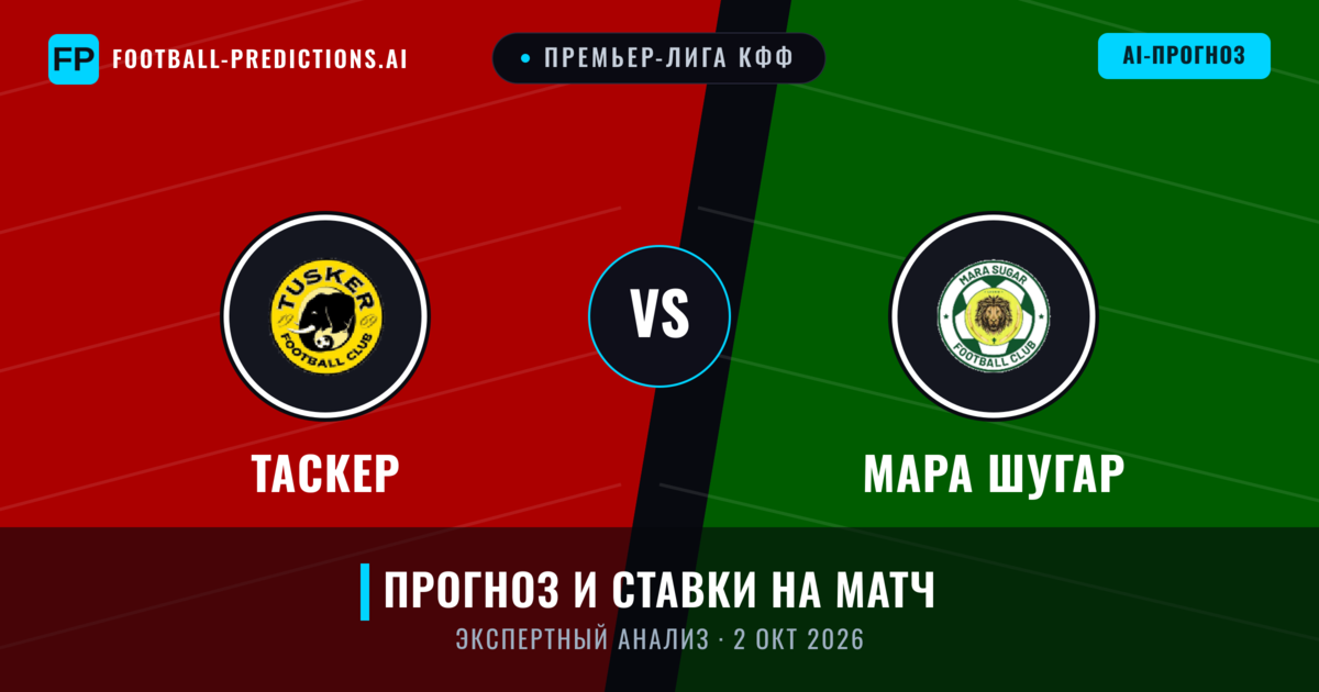 Таскер – Мара Шугар — прогноз и превью матча