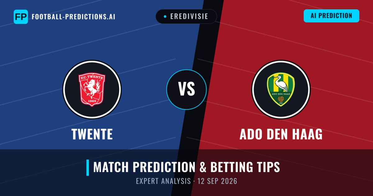 Twente vs ADO Den Haag — match prediction & preview