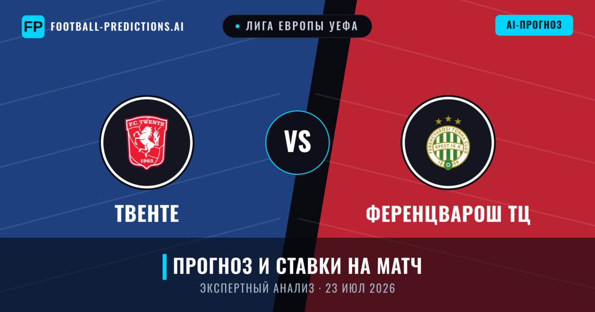 Твенте – Ференцварош ТЦ — прогноз и превью матча