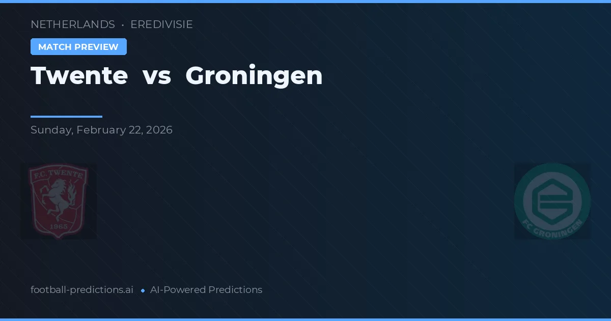 Twente vs Groningen — prediksi dan pratinjau pertandingan