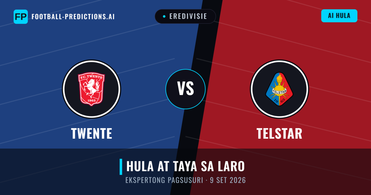 Twente vs Telstar — hula at preview ng laban
